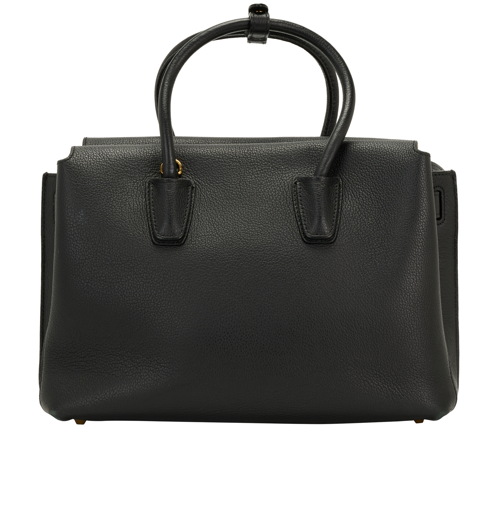 Milla Medium Tote, &pound;90, Handbags, Black, Leather, Back view